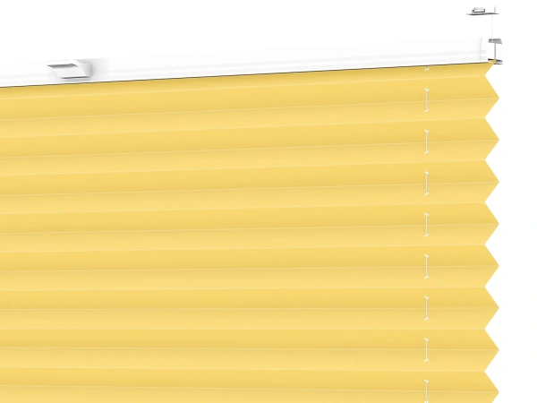 Plisé rolety LUX - látka Lemon fizz 11239 - BLACKOUT (zatemňujúca)