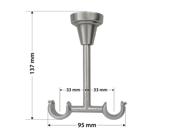 Garniža 19x19mm - 2rady - VERONA - satin 5