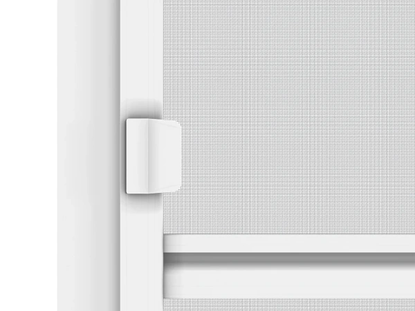 Siete proti hmyzu na DVERE - posuvné - BIELA - RAL 9016 - s priečkou 5