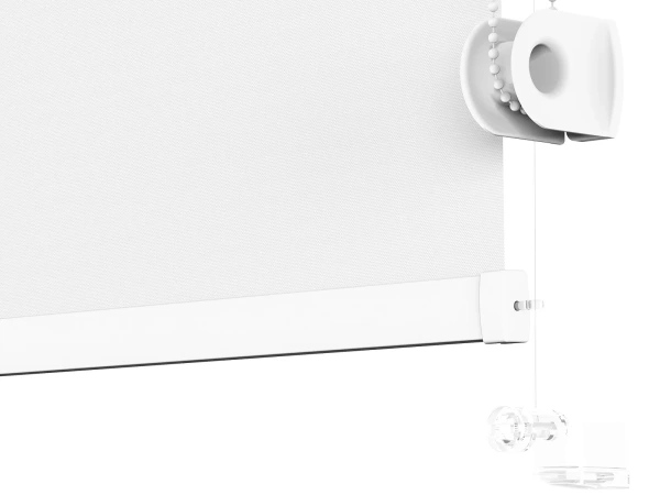 Roleta MINI - látka Madagaskar 051 - biela - (zatemňujúca) 3