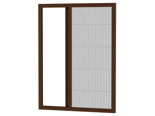 Siete proti hmyzu na OKNO - PLISÉ LITE - ORECH - drevoimitácia 1