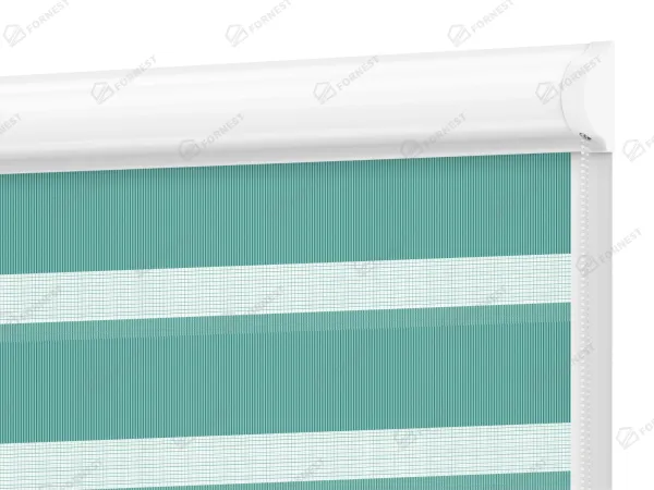 Roleta SWING PREMIUM - deň a noc - látka Bahama 1809 - smaragdová