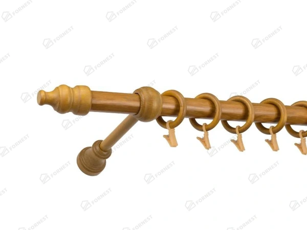 Garniža drevená 28mm jednoradová - DUB ZLATÝ