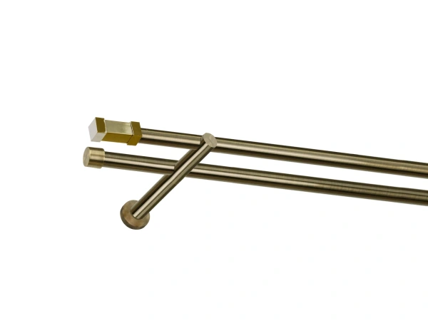 Garniža 19x19mm - 2rady - QUADRO - antik 1