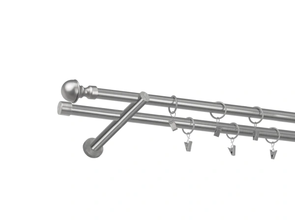 Garniža 19x19mm - 2rady - BOSTON - satin