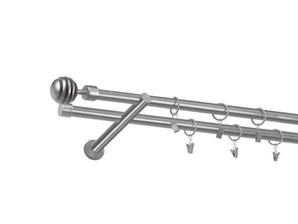 Garniža 19x19mm - 2rady - VERONA - satin