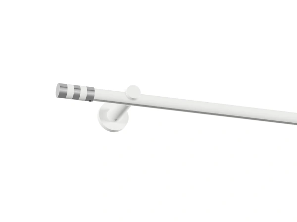 Garniža 19mm drážková tyč - 1rad - VALEC - biela 1