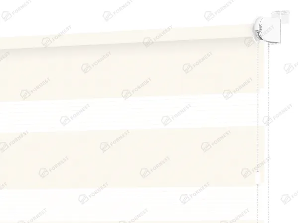 Roleta MINI - deň a noc - látka Zakynthos 03 - slonová kosť