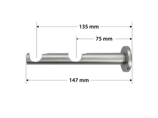 Garniža 19x19mm - 2rady - LIST VEĽKÝ - satin 3