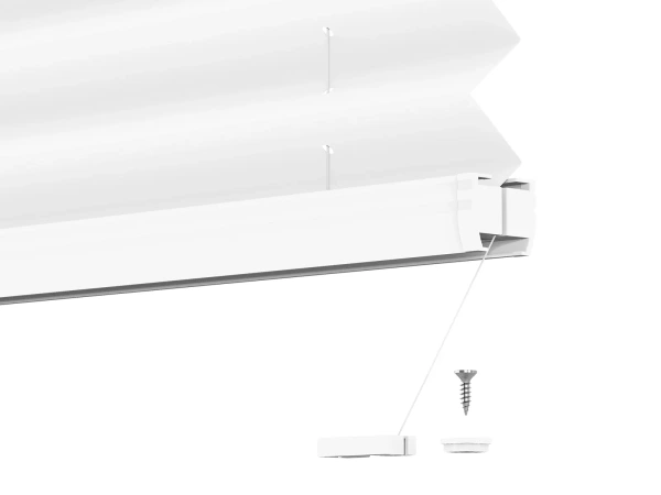 Plisé rolety LUX - látka Blossom white 11061- PEARL 7