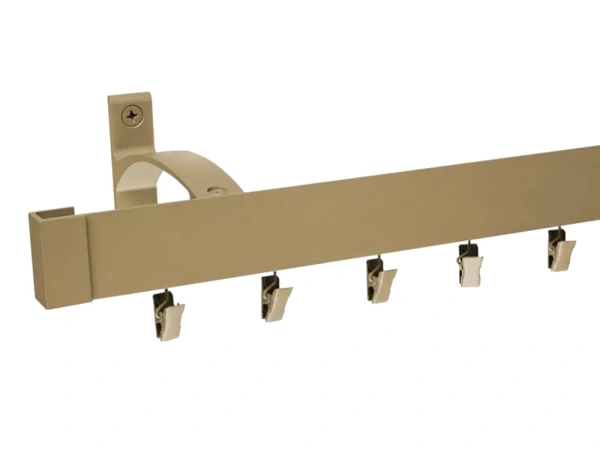 Garniža MODERN 1-drážková na stenu - odtieň PATINA 1