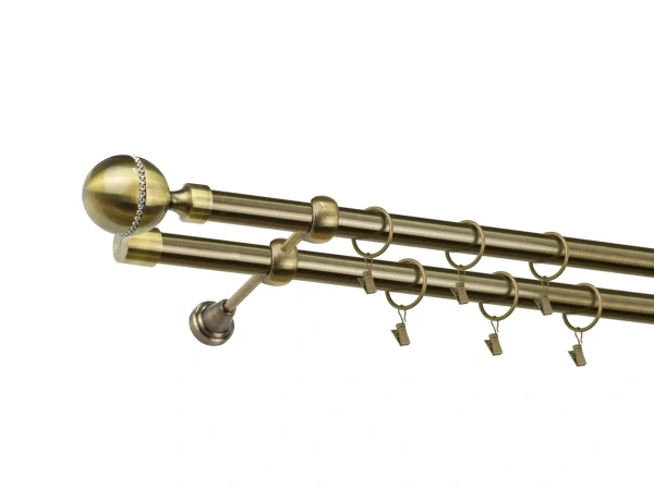 Garniža 25x25mm - 2rady - KALISTO CRYSTAL - antik