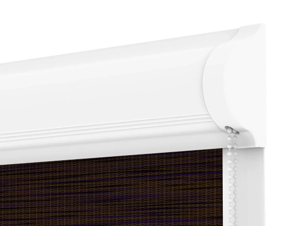 Roleta SWING LITE - deň a noc - látka Maurícius 66 - tmavo hnedá (wenge) 3