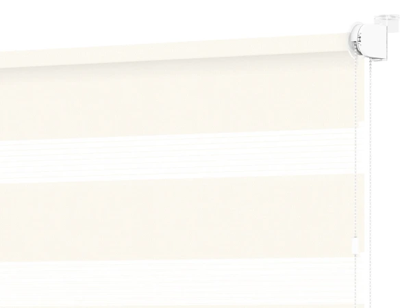 Roleta MINI - den a noc - látka Zakynthos 03 - slonová kost