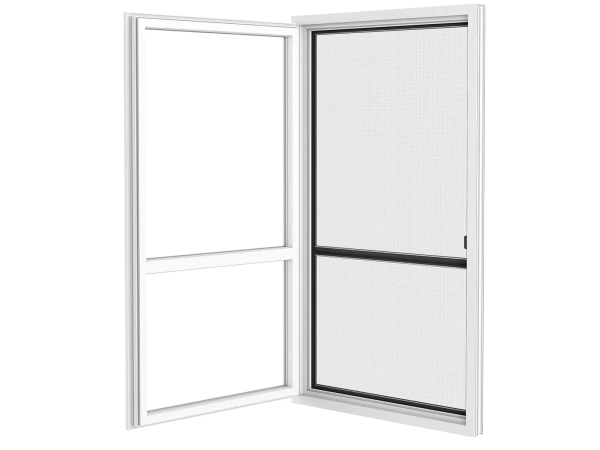 Siete proti hmyzu na DVERE - pántové v ráme SMART - ANTRACIT - RAL 7016 - s priečkou 3