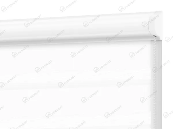 Roleta SWING PREMIUM - deň a noc - látka Zakynthos 01 - biela