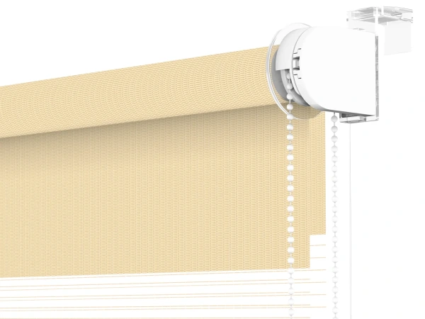 Roleta MINI - deň a noc - látka Zakynthos 05 - croissant 3