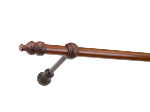 Garniža drevená 28mm jednoradová - ORECH 1