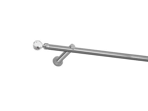 Garniža 19mm - drážková tyč - 1rad - GUĽA CRYSTAL - satin 1