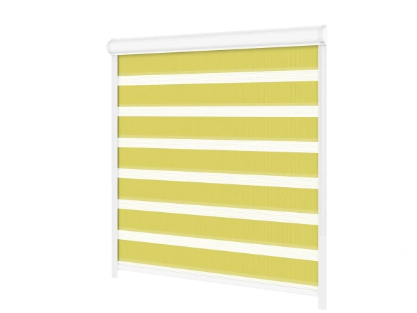 Roleta SWING LITE - deň a noc - látka Bahama 1807 - limetková 1