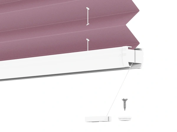 Plisé rolety LUX - látka Fuchsia 11243 - BLACKOUT (zatemňujúca) 7