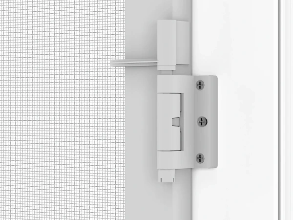 Siete proti hmyzu na DVERE - pántové - SIVÁ - RAL 9006 - bez priečky 9