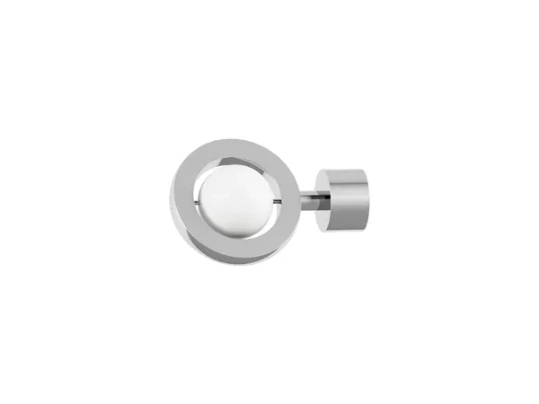 Garniža 19x19mm drážková tyč - 2rady - SFERA - čierno biela