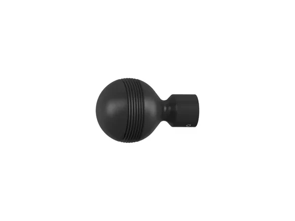 Garniža 19mm obyčajná tyč - 1rad - GABI - čierna