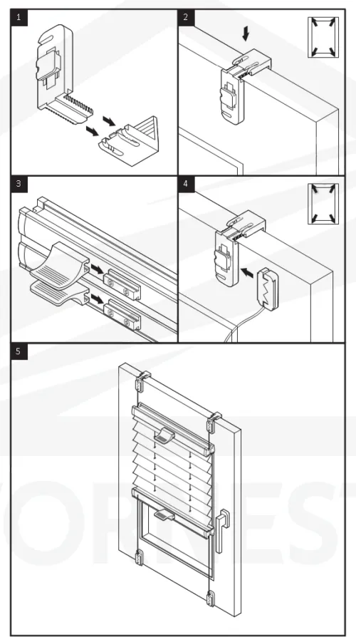 Montáž rolety PLISÉ - s vŕtaním